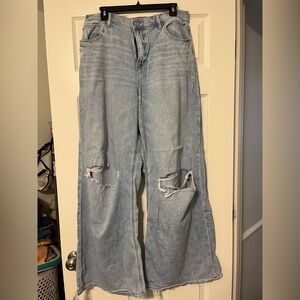 American Eagle baggy wide leg jeans 16L